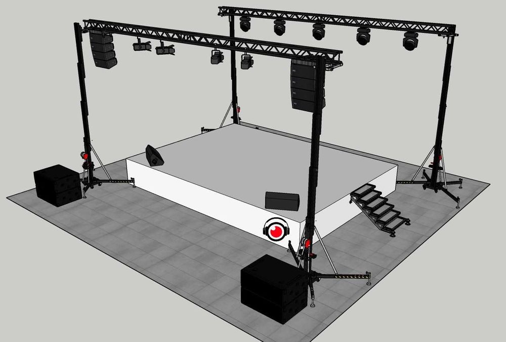 Wypożyczalnia Poznań podesty sceniczne, blaty, scena, wynajem Alustage