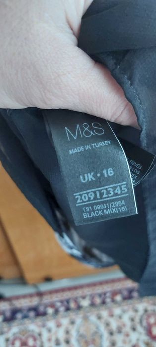 Sukienka, rozmiar 16 UK