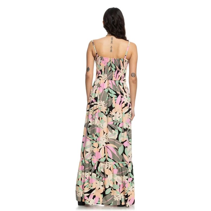 Sukienka letnia w kwiatki maxi Roxy S