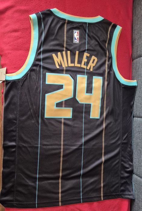 Nowa koszulka NBA Charlotte Hornets Brandon Miller #24 rozm. 52 XL