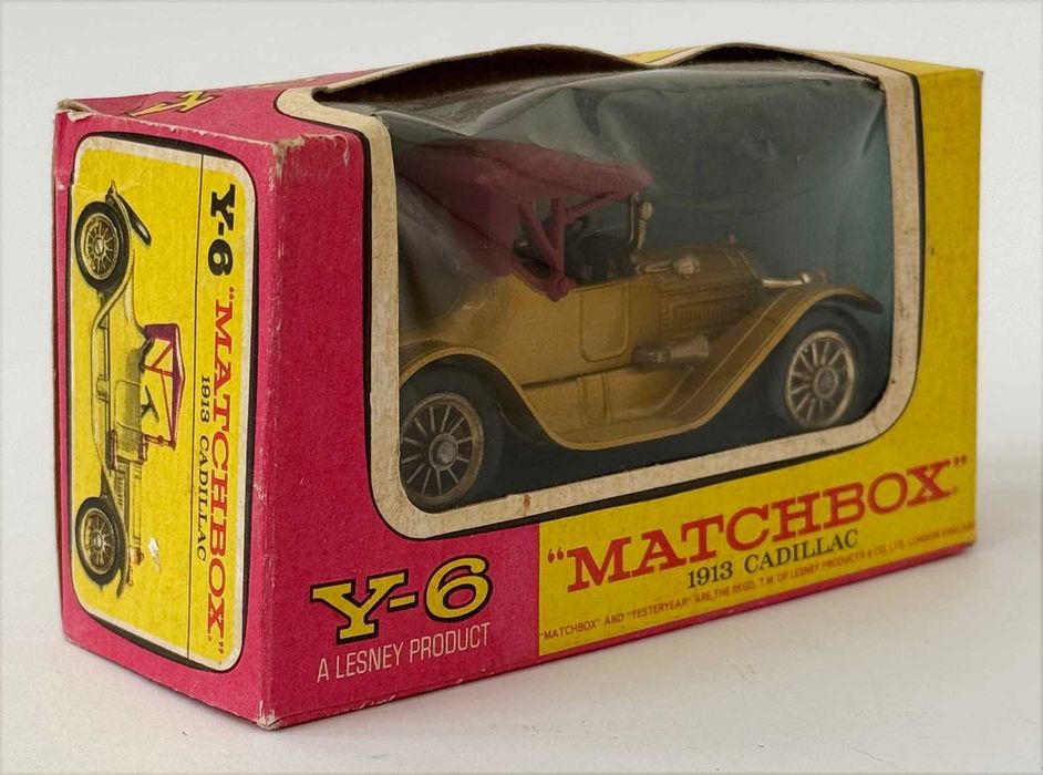 Y-6 MATCHBOX_1913 CADILLAC. Completo e em excelente estado geral.