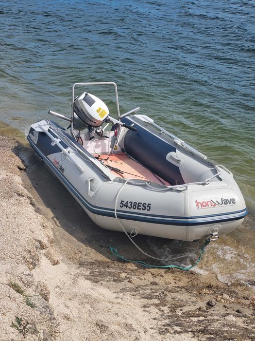 Barco Pneumatico Honda Honwave 3.2 + Motor 4T + Palamenta completa