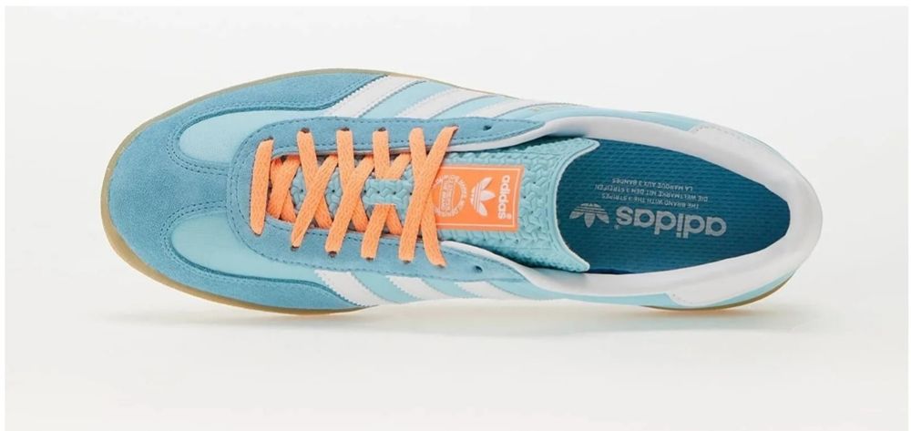Adidas Gazelle Indoor Preloved Blue/ Ftw White/ Gum
Białe Buty sportow