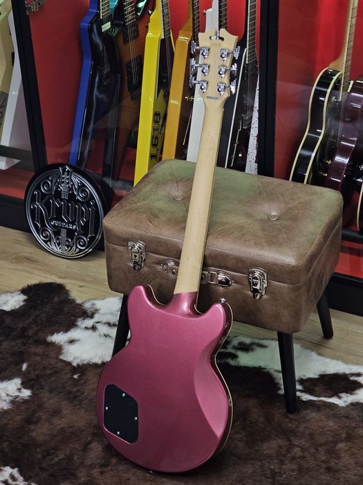 D'Angelico Premier Brighton Oxblood gitara elektryczna double cut