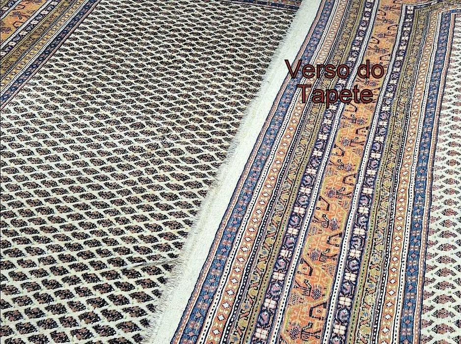 Tapete Persa SAROUGH MIR - 250cm x 255cm - Lã s/Algodão - Perfeito!