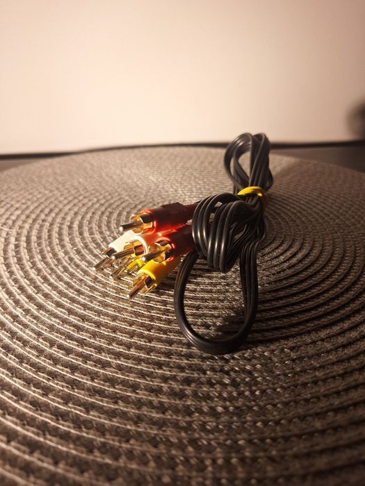 Solidny Kabel audio video 3 żyłowy chinch