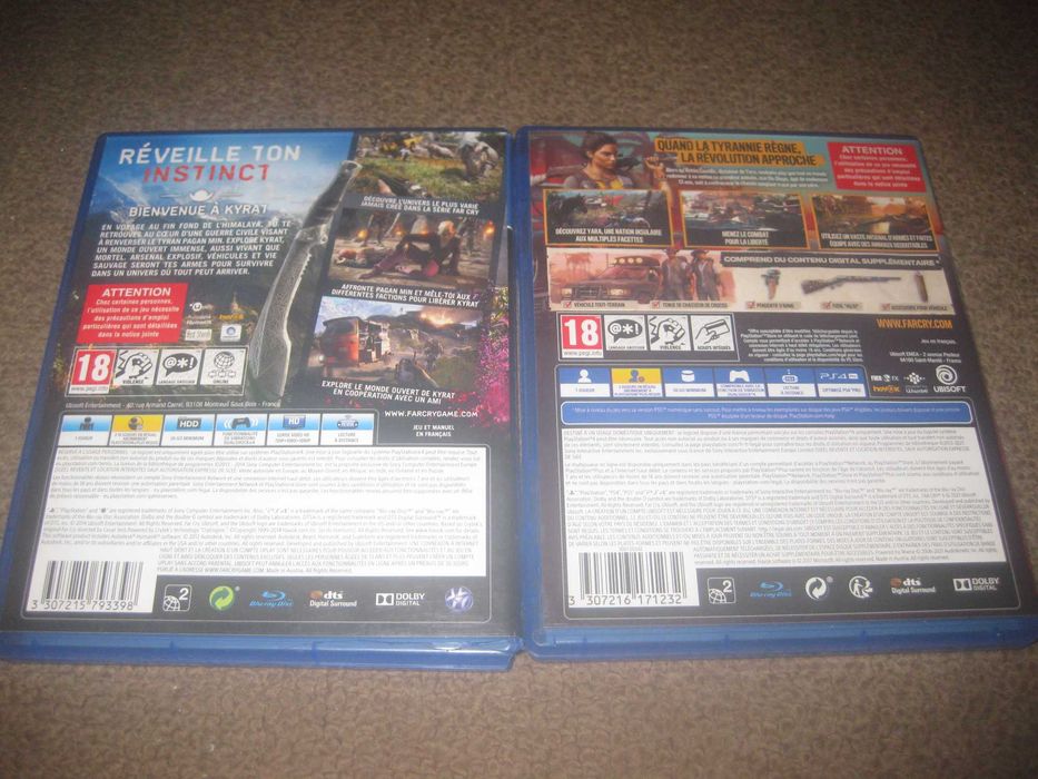 2 Jogos da Saga "Far Cry" para a Playstation 4 em Estado Impecável!