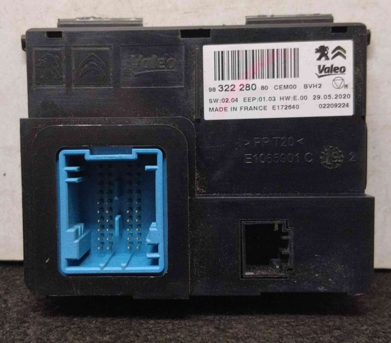 Módulo Eletrónico 9832228080 - CITROËN JUMPY III Caixa