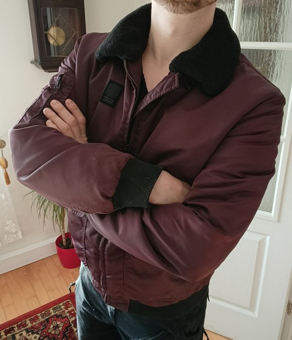 Kurtka Męska Pilotka z kożuchem (L)