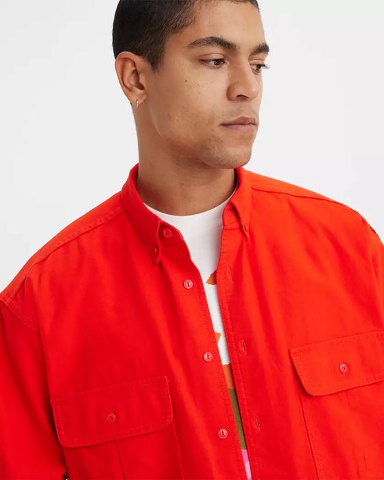 Сорочка levi’s® skate червона, розмір xs