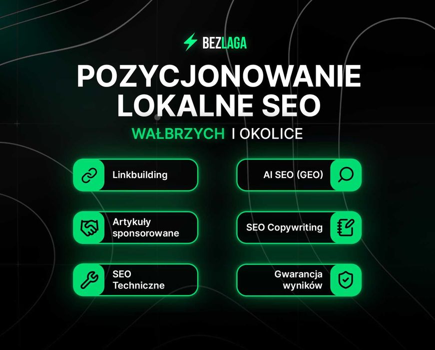 SEO Lokalne Pozycjonowanie Wałbrzych i Okolice | Linkbuilding, AI SEO