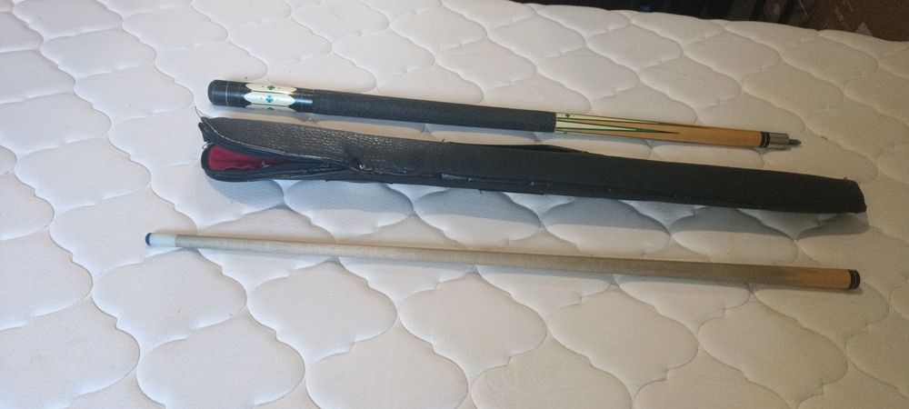 Taco de Pool com bolsa, impecável!!!