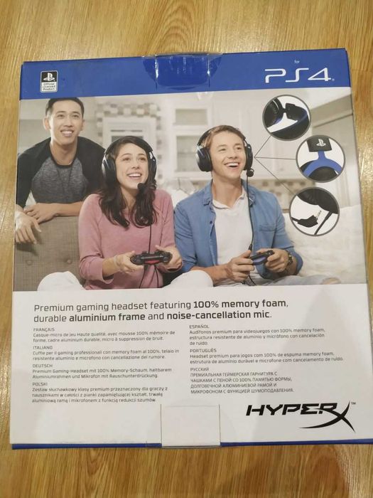 Навушники HyperX Cloud PS4 (нові, нерозпаковані)