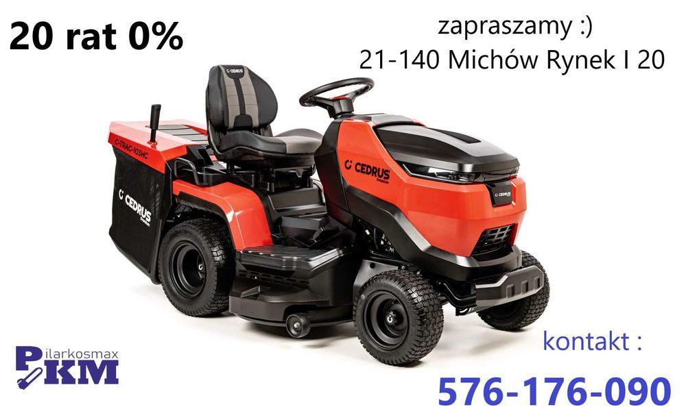 Traktorek kosiarka C-trac-103HC Premium v-twin 3lata gwarancji Raty 0%