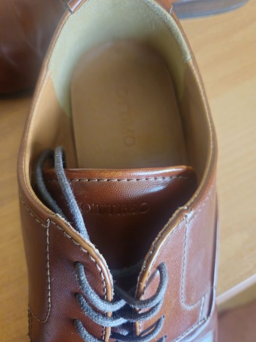 Brązowe buty wizytowe męskie OTTIMO r. 41 Stan BDB, na wesele/garnitur