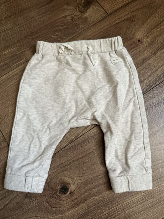3 pary długich spodni dla chłopca noworodek H&M George 56