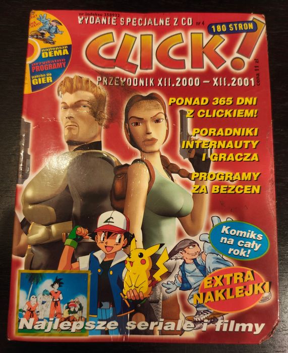 CLICK - kalendarz 2000/2001 gry komputerowe