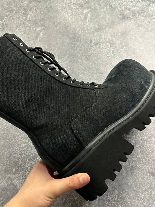 BALENCIAGA STOMPER Boots fur army archive opium боты ботинки