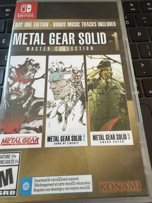 Metal Gear Solid Master Collection Vol 1 Nintendo Switch