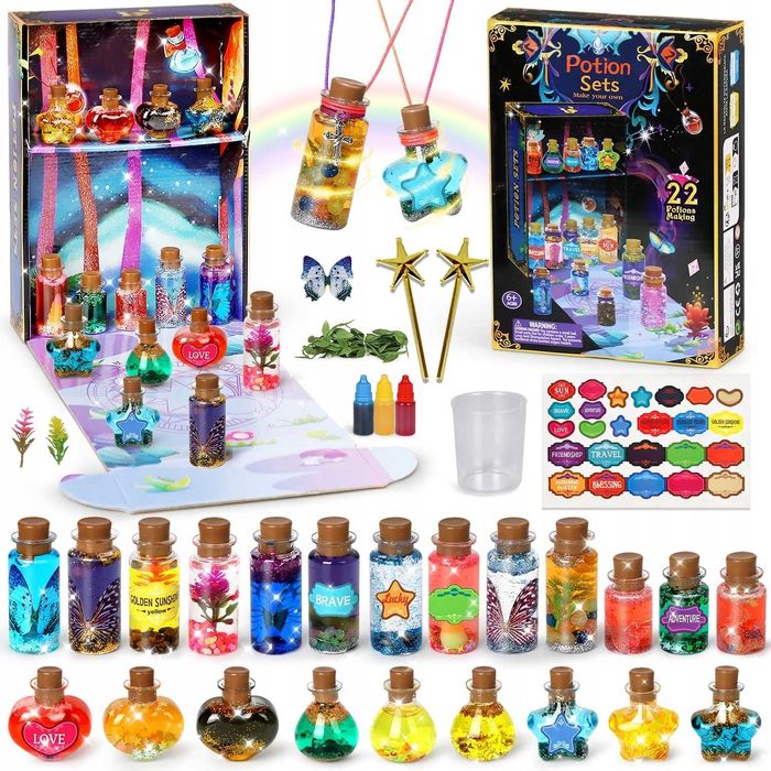 Zestaw Do Robienia Magicznych Mikstur Eliksir Xxl Czarodzieja Kreatywna