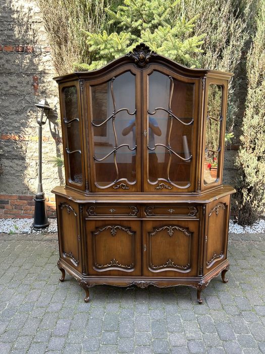 Witryna Ludwikowska Ludwik Warrings Kredens Chippendale Po Renowacji