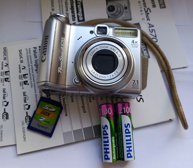 Фотоаппараты Canon A-570,550, Olympus,видеокамеры Sony..