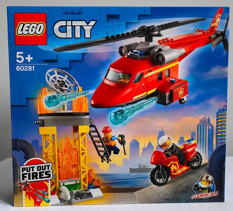 LEGO City 60281 - Strażacki helikopter ratunkowy