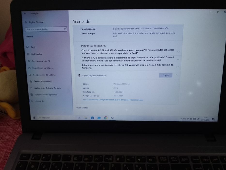 Vendo computador portátil Asus