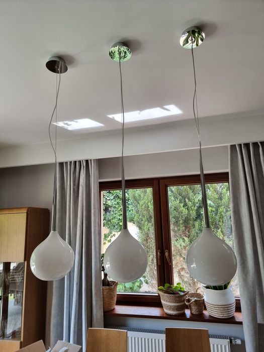 Lampa Zuma line wisząca szklana