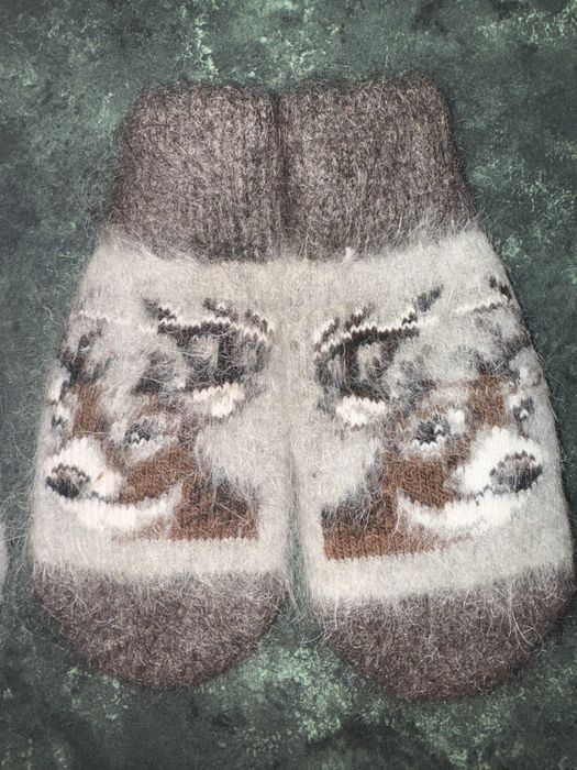 Рукавиці жіночі, натуральні ( шерсть, ангора)