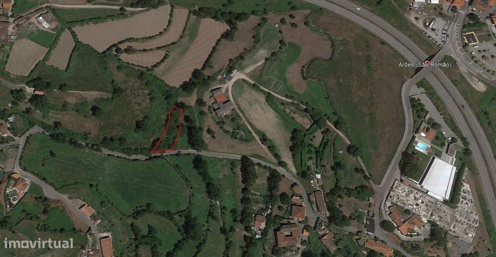Terreno agrícola com 880 m2 em Arões São Romão