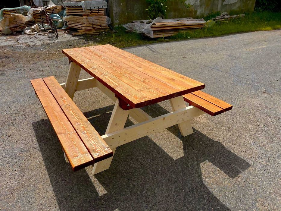 Ławostół, stół piknikowy, stół piwny, meble barowe, meble ogrodowe 2m