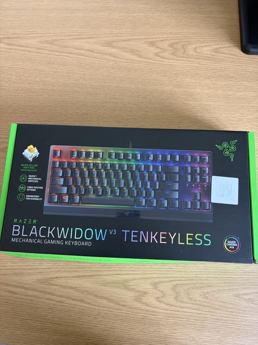 Razer BlackWidow V3 Tenkeyless TKL Mecânico RGB - 100% Funcional