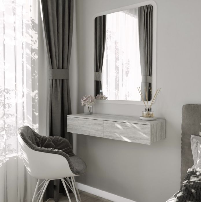 Тумба приліжкова підвісна Тумбочка прикроватная подвесная в спальню