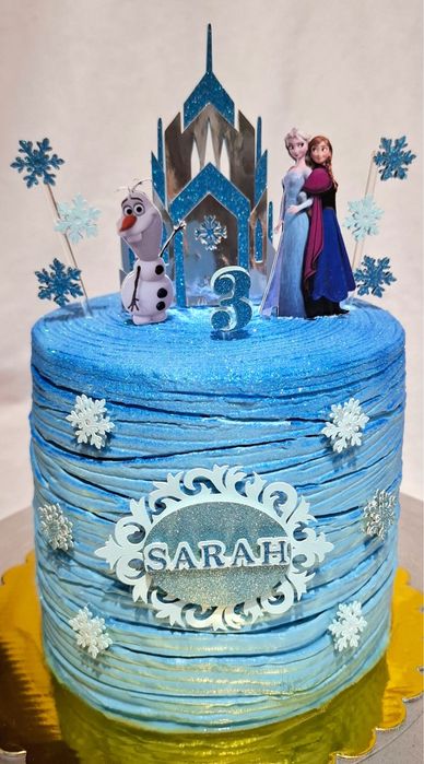 Topo de bolo frozen