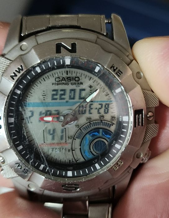 Zegarek męski Casio fishing gear AMW-706