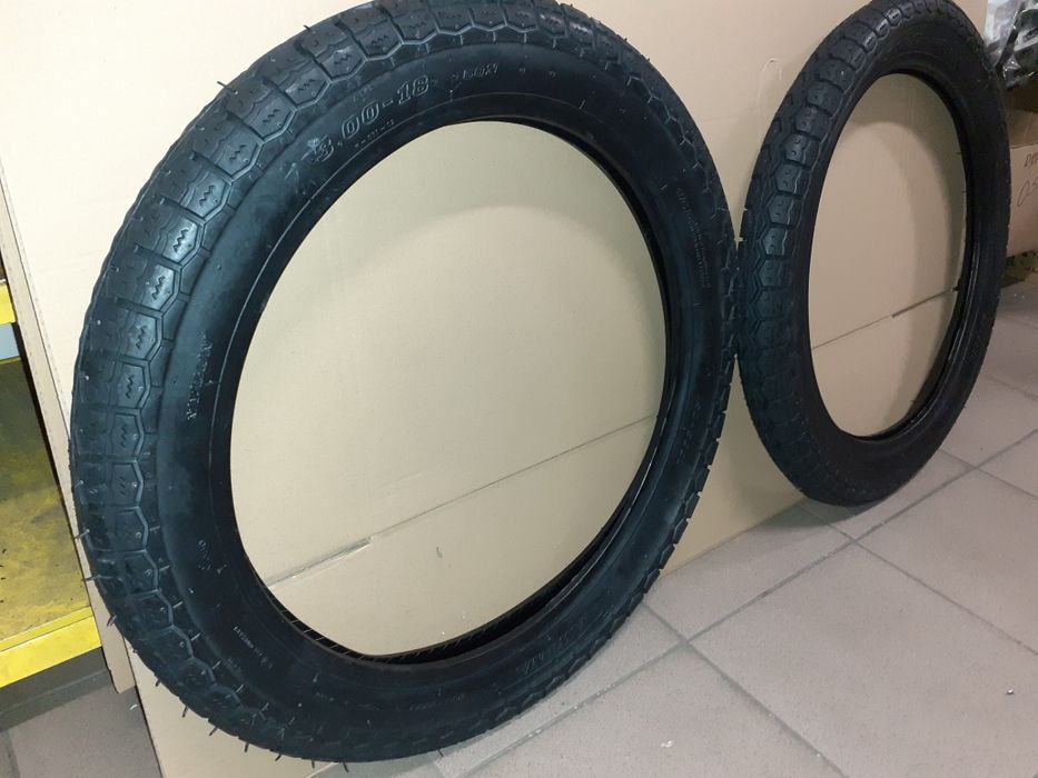 Nowy kpl opony 3.00-18"szosowe wsk 125 175 shl jawa mz cezeta