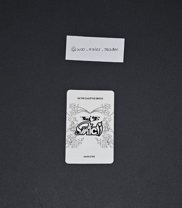 Ive Leeso Lucky Draw Makestar photocard kpop