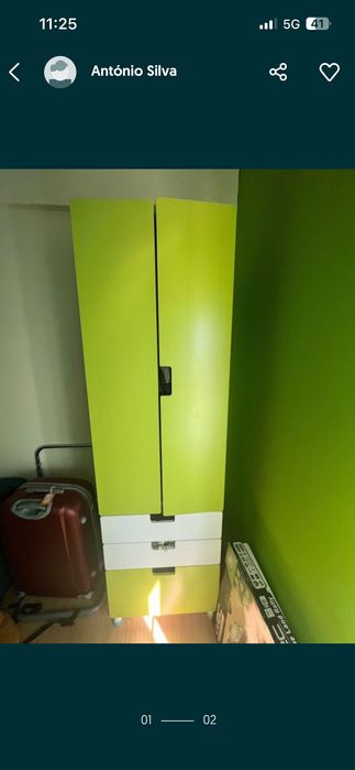 Roupeiro de criança como novo