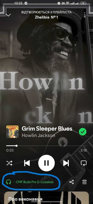 Навушники  CMF by Nothing Buds Pro 2 B172 Dark Grey Bluetooth LDAC