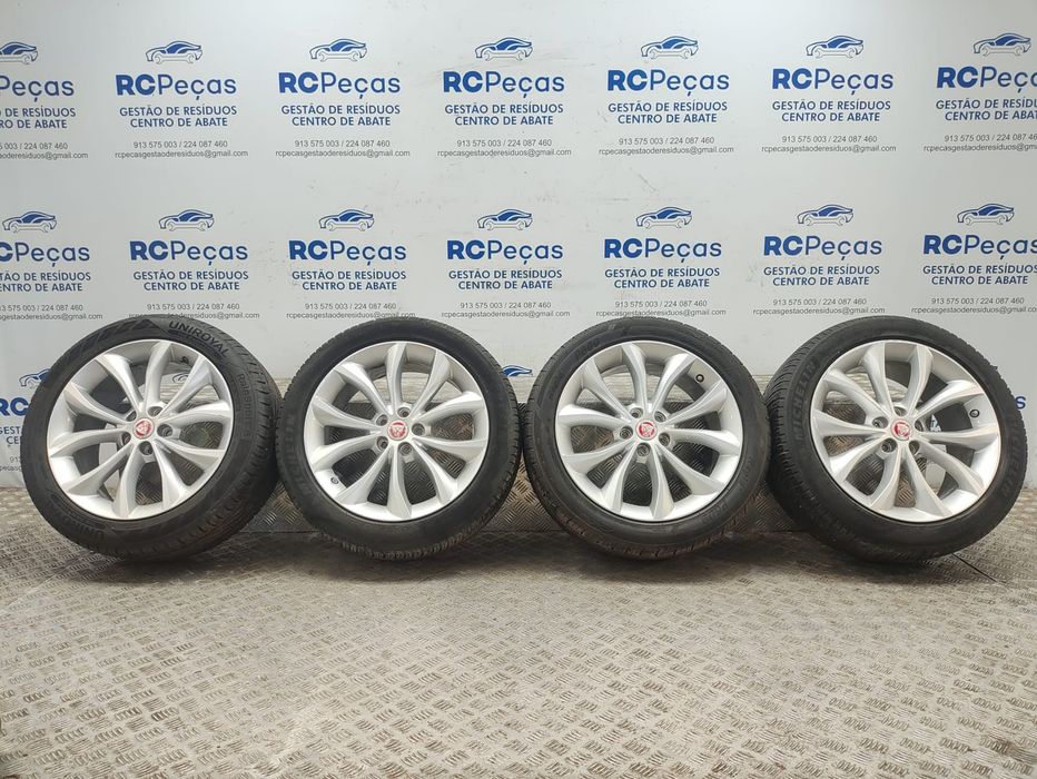 Conjunto de Jantes 18 Jaguar XF II X260 8J ET45 5x108 2015 a 2024