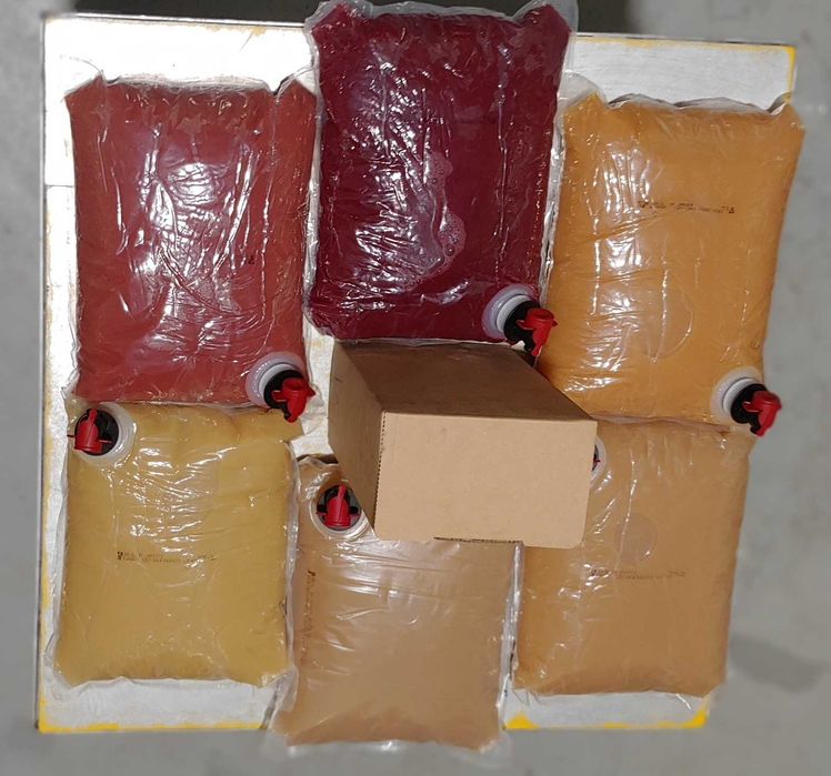 Paczka zdrowych 100% soków na zimne dni różne smaki 6sztx3l