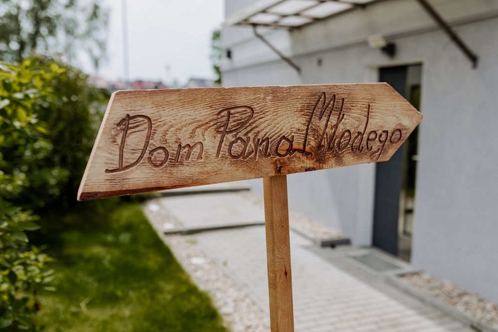 Drewniane drogowskazy, strzałki ślubne/weselne 4 sztuki