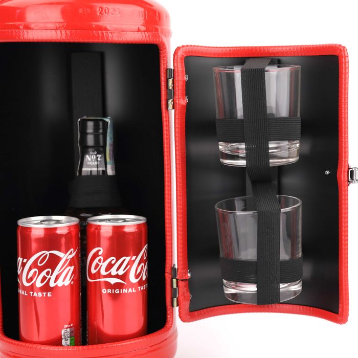 Вогнегасник міні-бар на подарунок з написом "Jack Daniels" Червоний