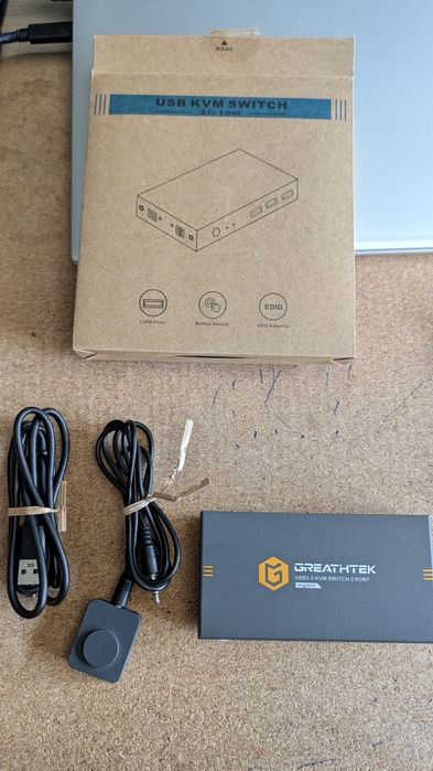 KVM Switch USB 3.HDMI 0 Greathtek