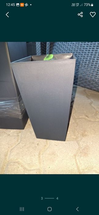 Donice tarasowe balkonowe ogrodowe Zestaw 3szt