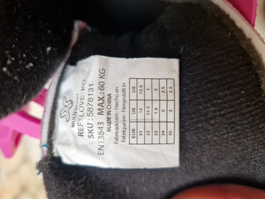 Patins de criança 31 ao 35