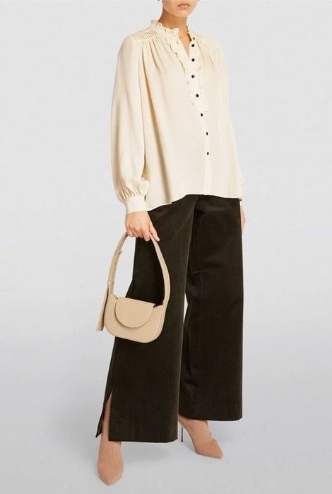 Дизайнерская шёлковая блузка, рубашка ME+EM Оригинал