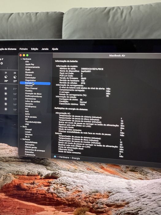 MacBook Air 15” M4 2025 | 16GB RAM | Garantia até abril 2026