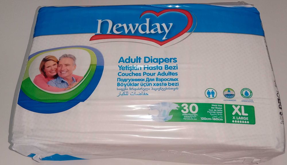 Памперсы для взрослых NewDay Adult Diapers XL